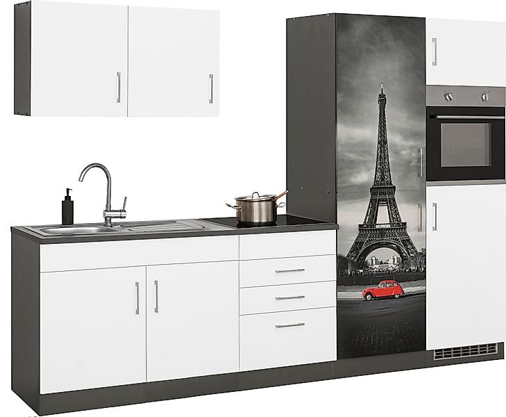 KOCHSTATION Küchenzeile »KS-Paris«, ohne E-Geräte, Breite 280 cm günstig online kaufen