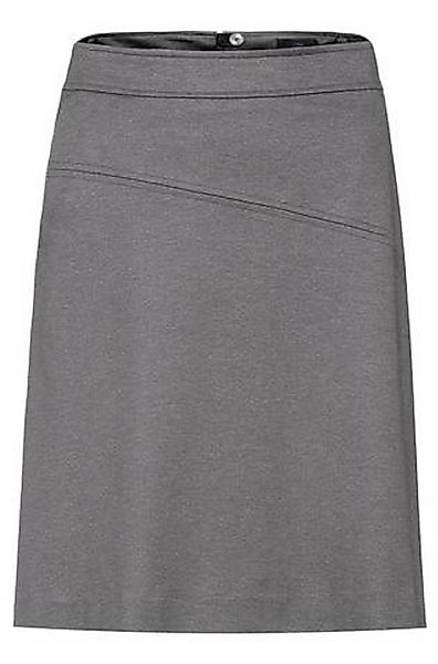 GREIFF A-Linien-Rock Greiff CASUAL Damen Jersey-Rock Regular-Fit Hellgrau m günstig online kaufen