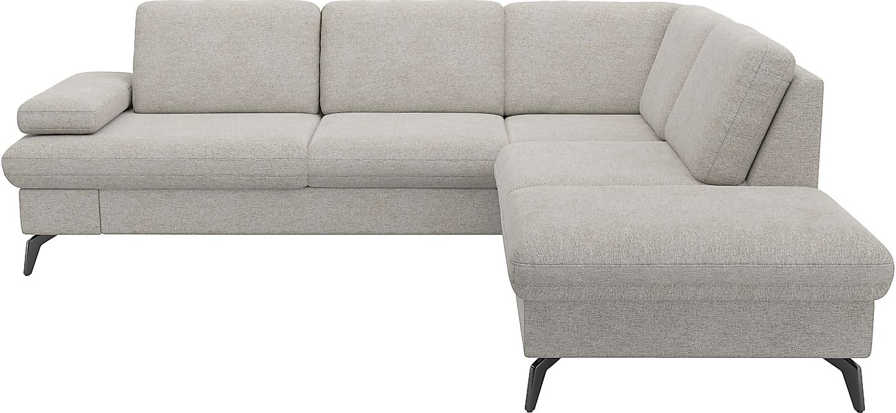 sit&more Ecksofa "Morris Jubi L-Form", inkl. Armteilfunktion und 1 Zierkiss günstig online kaufen
