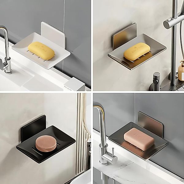 RWEUOQ Seifenablage Wandmontierte Aluminium Seifenschale Ohne günstig online kaufen