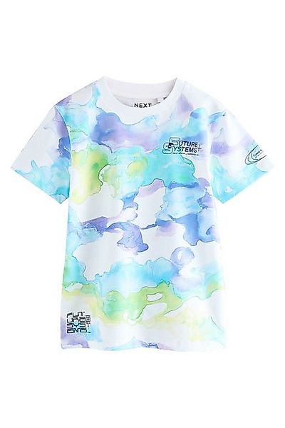 Next T-Shirt Relaxed Fit Kurzarm-T-Shirt mit Print (1-tlg) günstig online kaufen