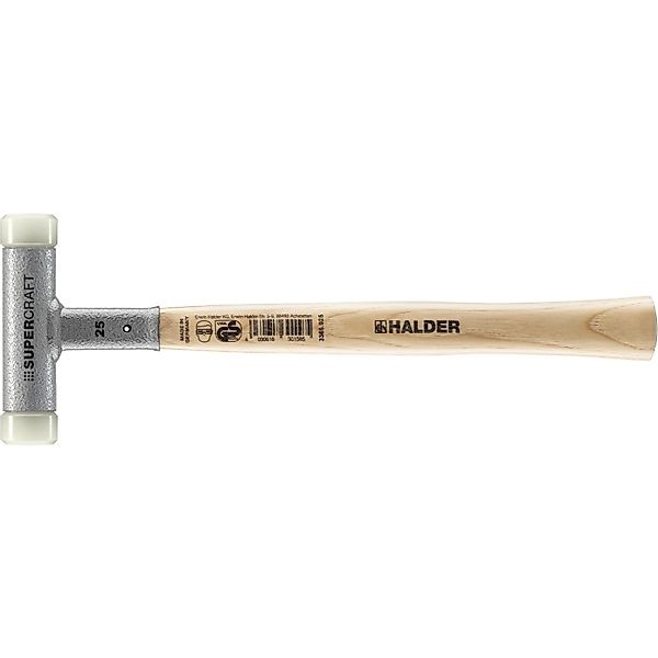 Halder Supercraft Schonhammer Ø 25 mm Rückschlagfrei mit StahlschRotfüllung günstig online kaufen