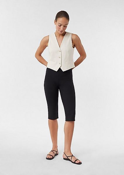 comma Caprihose Hose Capri-Hose im Skinny Fit mit Teilungsnähten günstig online kaufen