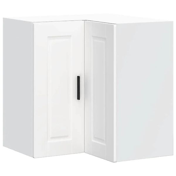 vidaXL Küchen-Eckhängeschrank Porto Weiß Holzwerkstoff 854097 günstig online kaufen