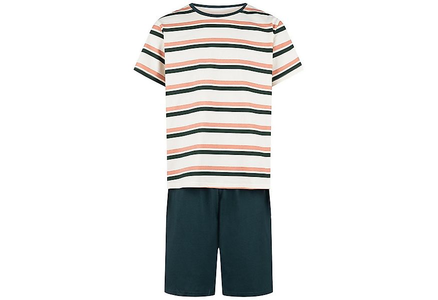 FALKENSTEJN Schlafanzug Komfortabler Herren-Schlafanzug 100% Baumwolle kurz günstig online kaufen