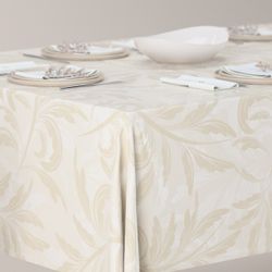 Rechteckige Tischdecke, grau-beige, Secret Garden (144-93) günstig online kaufen