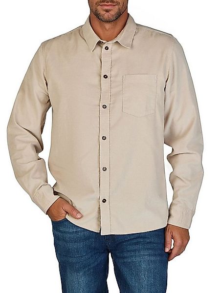 riverso Langarmhemd Herren Cordhemd RIVMorten Regular Fit (1-tlg) günstig online kaufen
