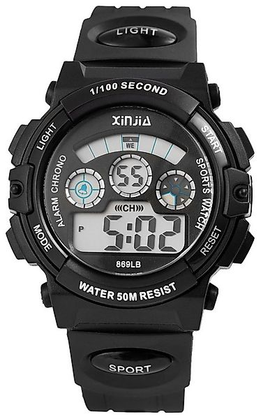 XINJIA Quarzuhr XI004 mit Silikonarmband, 5 ATM, Digitaluhr günstig online kaufen
