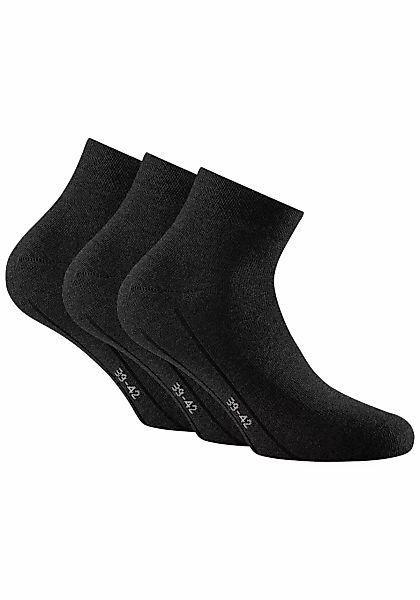 Rohner Socks Sneakersocken "Socken Sneaker Plus 3er Pack 3er Pack" günstig online kaufen