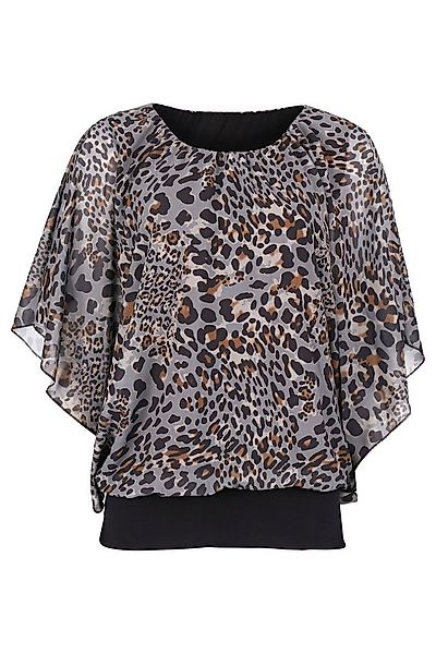 malito more than fashion Chiffonbluse 6296 Bluse im Fledermaus Look Einheit günstig online kaufen