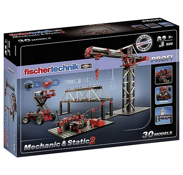 fischertechnik Lernspielzeug Technik-Baukasten PROFI Mechanic + Static 2 53 günstig online kaufen
