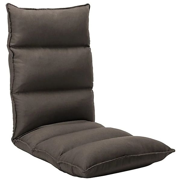 vidaXL Bodenstuhl Faltbar Taupe Stoff 325244 günstig online kaufen