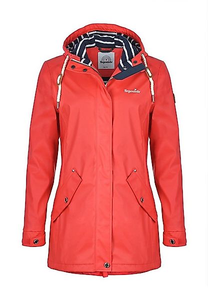 Regenliebe Regenjacke Friesennerz Regenmantel mit gestreiftem Innenfutter günstig online kaufen