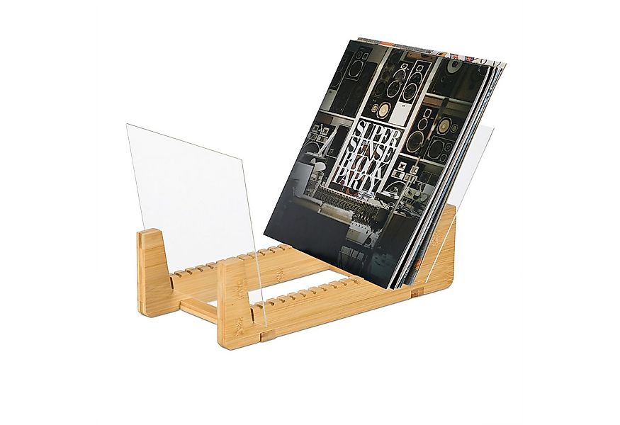 relaxdays Aufbewahrungsbox Schallplattenständer 50 LPs (1 St) günstig online kaufen