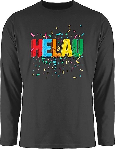 Shirtracer Rundhalsshirt Helau Alaaf Schriftzug Kostüm Kölle Fasching Narre günstig online kaufen