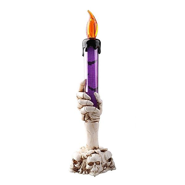 Coonoor LED-Kerze Flammenlose LED-Kerzen, Halloween-Skelett-Kerzenhalter, H günstig online kaufen