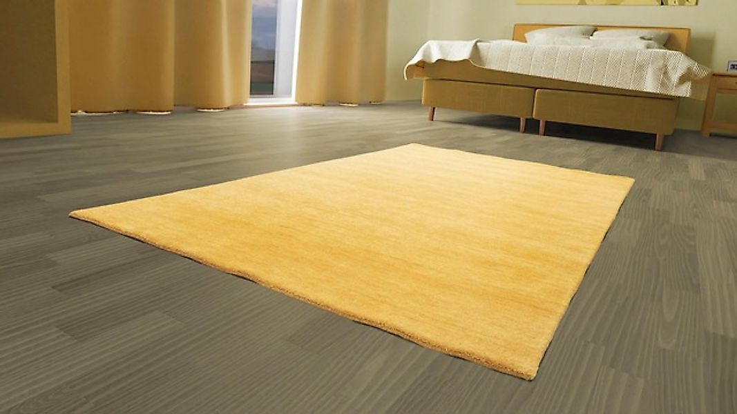 morgenland Wollteppich »Uni - Gabbeh Teppich - Softy«, rechteckig, 1,6 mm H günstig online kaufen