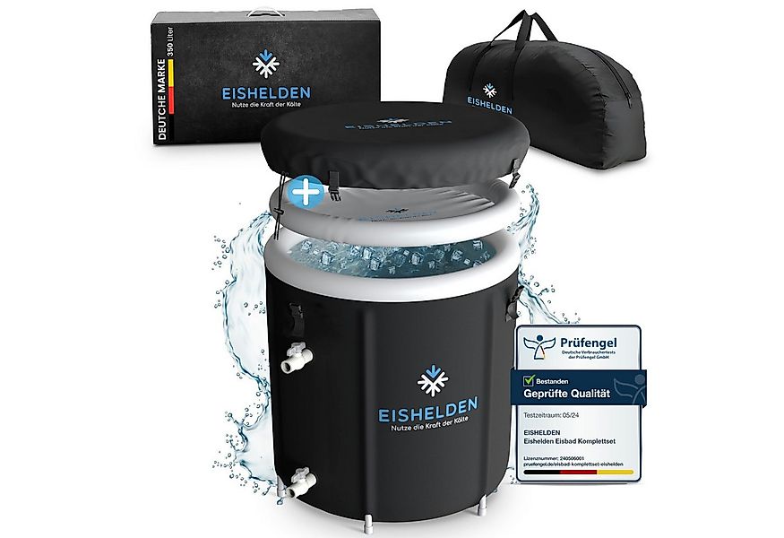Eishelden Pool Premium Eisbad XL Komplettset - Kältetherapie für Sportler & günstig online kaufen