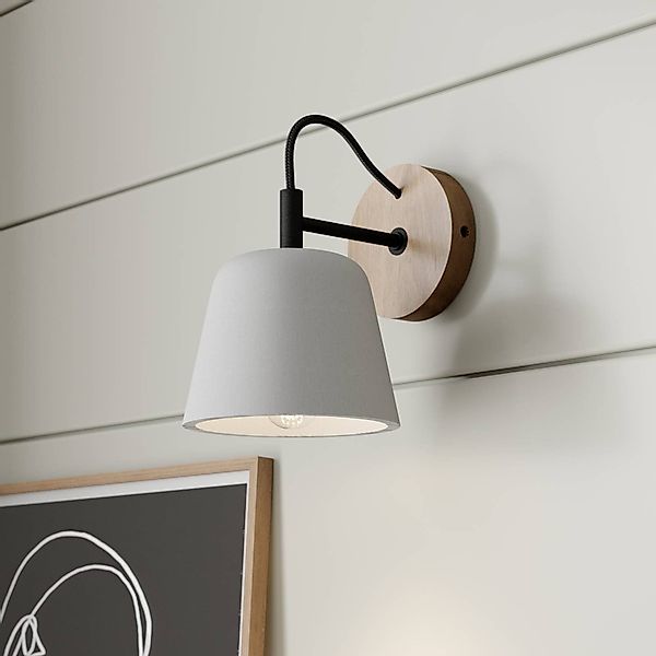 Lucande Wandleuchte Kalinda, dimmbar, Glühlampen, Skandinavisch, günstig online kaufen