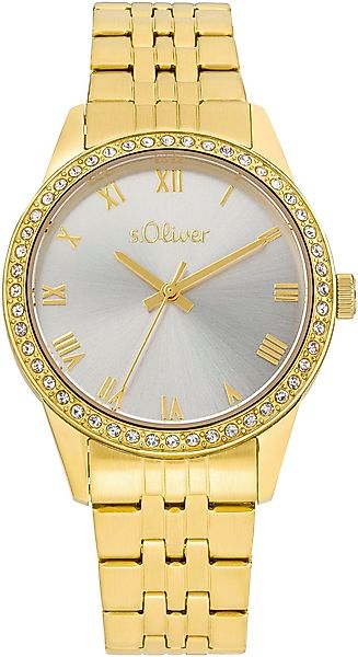 s.Oliver Quarzuhr 2035433, Armbanduhr, Damenuhr, analog, günstig online kaufen