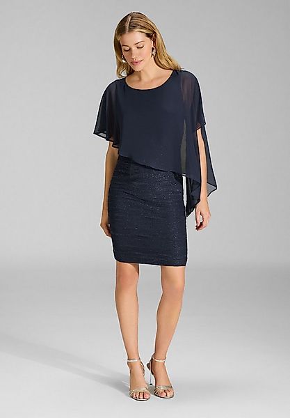 SWING Cocktailkleid - Cocktailkleid mit Überwurf Taillierter Schnitt mit as günstig online kaufen