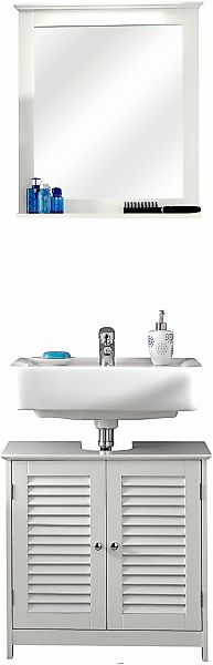 Saphir Badmöbel-Set "Quickset 928 2-teilig, Waschbeckenunterschrank mit Spi günstig online kaufen
