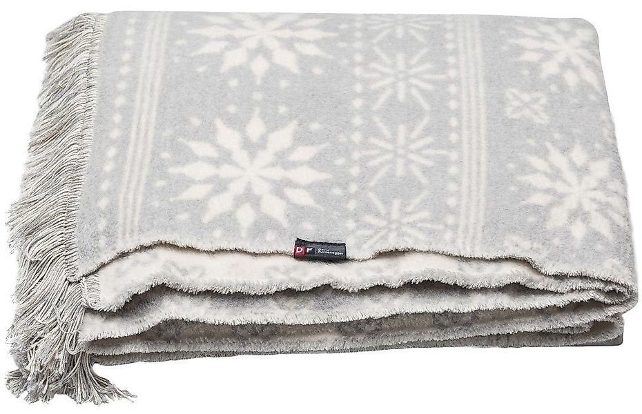 Wohndecke Kurzflor Vienna 'Winterbordüre' 150 x 200 cm, DAVID FUSSENEGGER günstig online kaufen