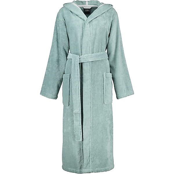 Cawö Home Bademäntel Damen Kapuze Luxury Basics Kapuze 827 - Farbe: fjord - günstig online kaufen