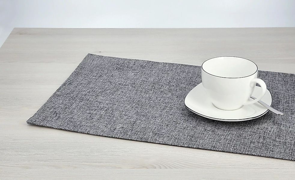 Platzset  Burner - grau - 100% Polyester - 30 cm - Sconto günstig online kaufen