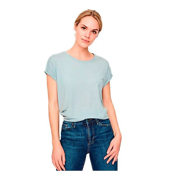 Vero Moda Ava Plain Kurzärmeliges T-shirt L Slate günstig online kaufen