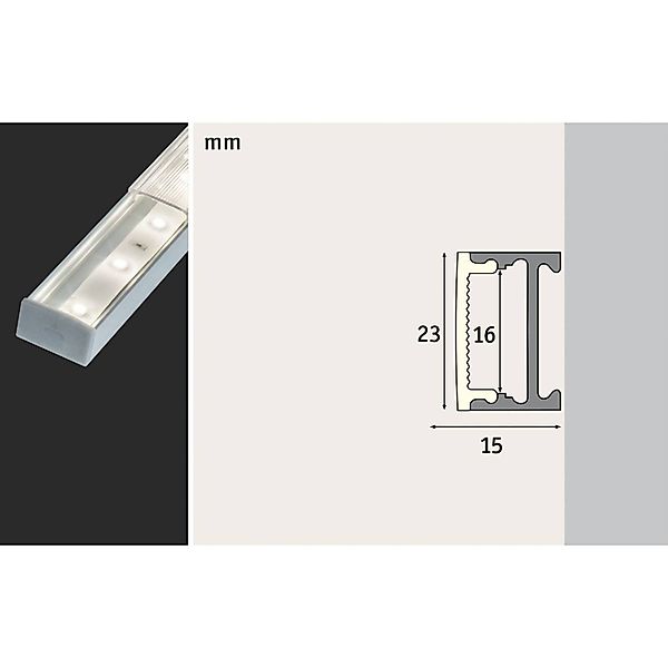 Paulmann LED-Streifen Square Profil mit Diffusor günstig online kaufen