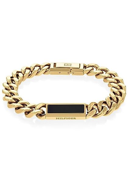 Tommy Hilfiger Armband Schmuck Edelstahl Armschmuck Panzerkette, mit Onyx o günstig online kaufen