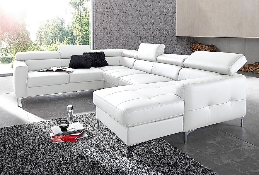 COTTA Polstergarnitur "Sammy U-Form", (Set, Tiefe der Recamiere 169 cm), Se günstig online kaufen