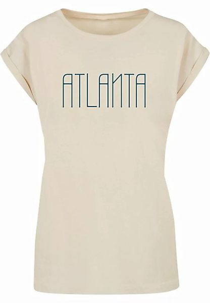 Merchcode T-Shirt Merchcode Damen Ladie Atlanta Extended Shoulder Tee (1-tl günstig online kaufen