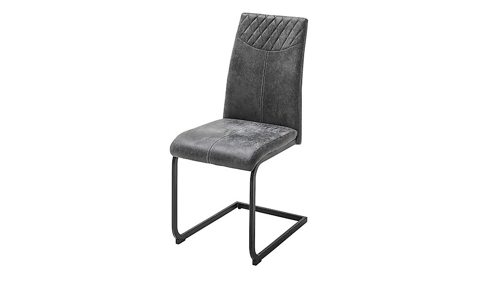 Freischwinger  Asri ¦ grau ¦ Maße (cm): B: 42 H: 95 T: 59.0 Stühle > Schwin günstig online kaufen