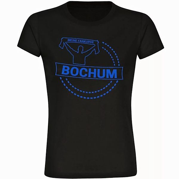 multifanshop T-Shirt Damen Bochum - Meine Fankurve - Frauen günstig online kaufen