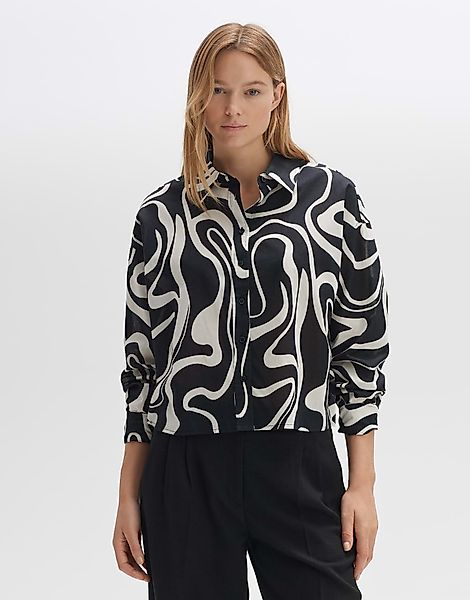 OPUS Kurzarmbluse Leichte Hemdbluse FENEDA Boxy günstig online kaufen