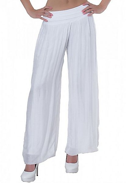 Caspar Palazzohose KHS010 elegante Damen Hose mit Seidenanteil Mit blickdic günstig online kaufen