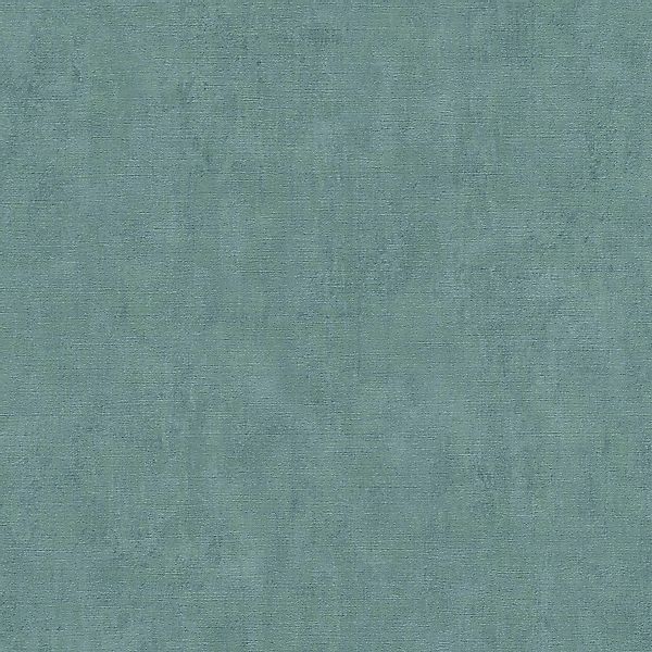 PROFHOME 380244-GU Ton-in-Ton Tapete Uni Matt Blau Grün 0,53 m x 10,05 m 5, günstig online kaufen