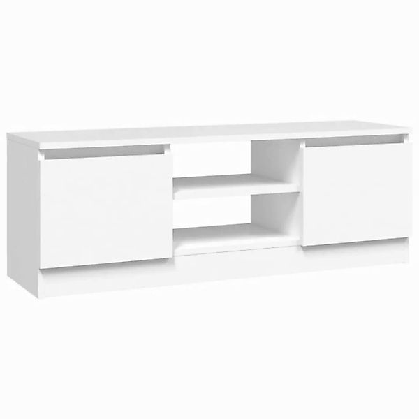 furnicato TV-Schrank mit Tür Weiß 102x30x36 cm (1-St) günstig online kaufen