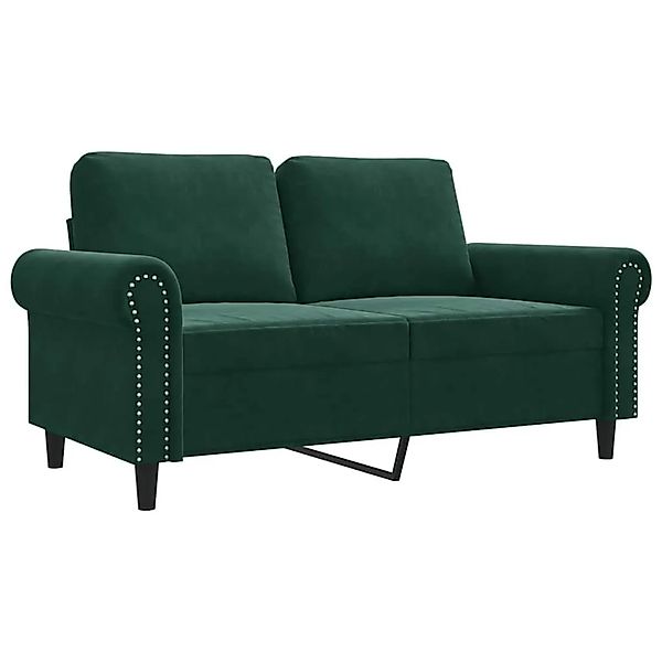 vidaXL 2-Sitzer-Sofa Dunkelgrün 120 cm Samt 359521 günstig online kaufen