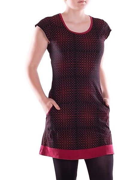 Vishes Sommerkleid Damen Mini-Kleid Baumwolle Casual A-Linie mit Taschen Al günstig online kaufen