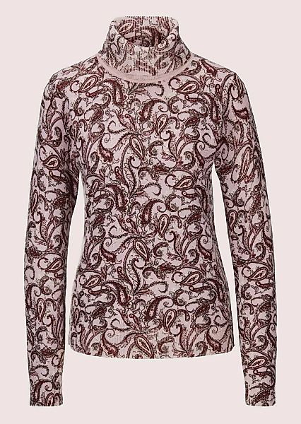 MADELEINE Longpullover "Druckpullover Kaschmir-Pullover mit Unikat-Print" günstig online kaufen