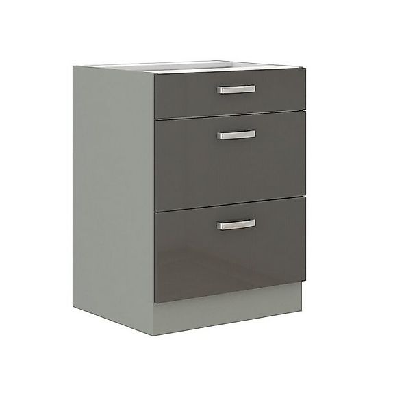 Küchen-Preisbombe Auszugsunterschrank 60 cm Küche Bianca günstig online kaufen