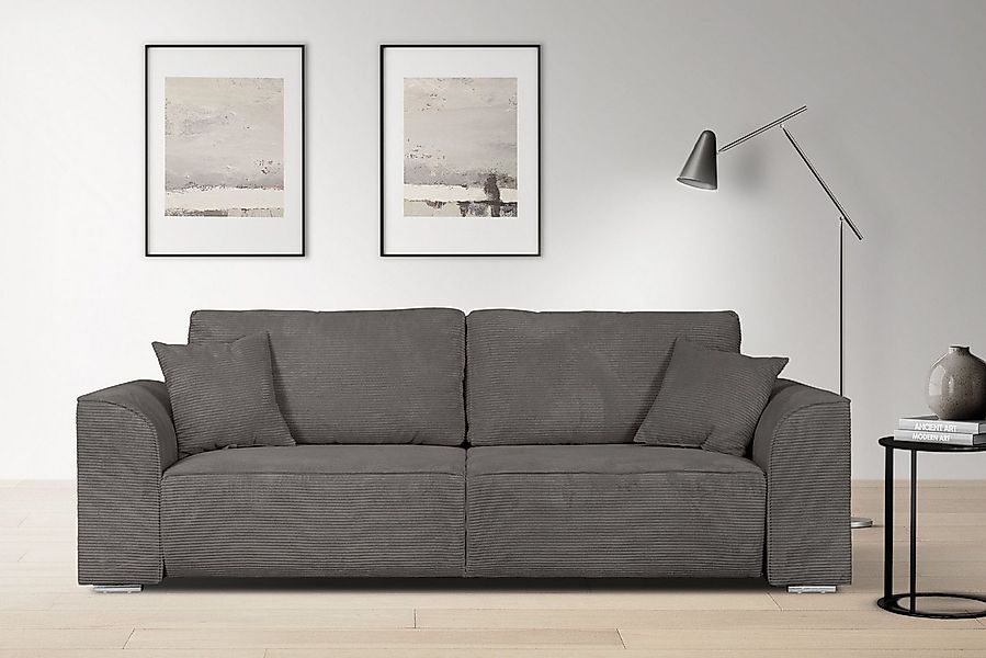 OTTO home 3-Sitzer "BEATRICE, B: 250 cm - wahlweise mit Bettfunktion" u. Be günstig online kaufen