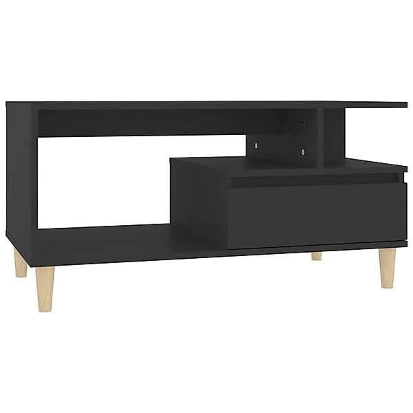 vidaXL Couchtisch Schwarz 90x49x45 cm Holzwerkstoff Modell 4 günstig online kaufen