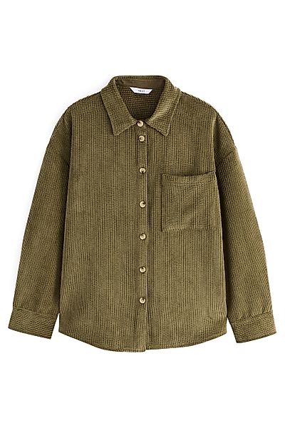 Next Langarmhemd Langärmelige Hemdjacke aus Kord günstig online kaufen