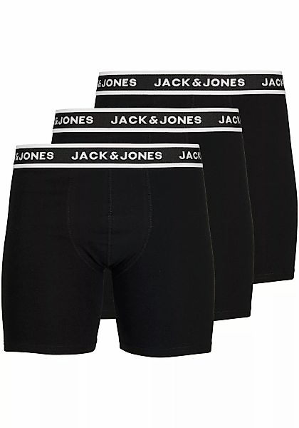 Jack & Jones 3-er Set Boxer Briefs Schwarz günstig online kaufen