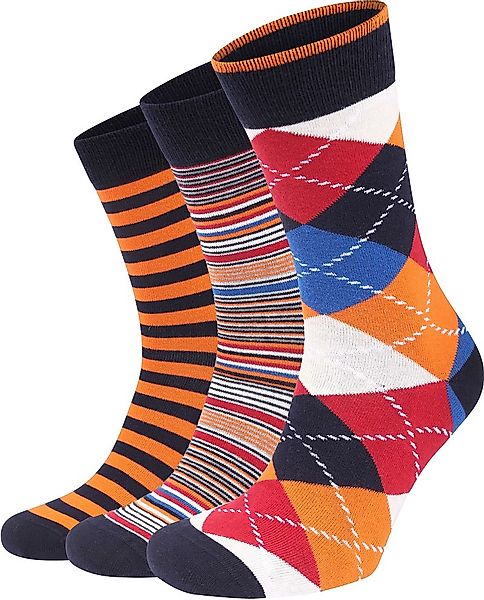 Suitable Orange Socken 3-Pack - Größe 42-46 günstig online kaufen