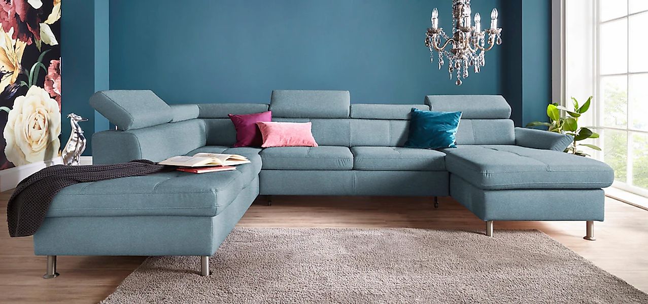 exxpo - sofa fashion Wohnlandschaft "Maretto, bequem und komfortabel, aufwe günstig online kaufen